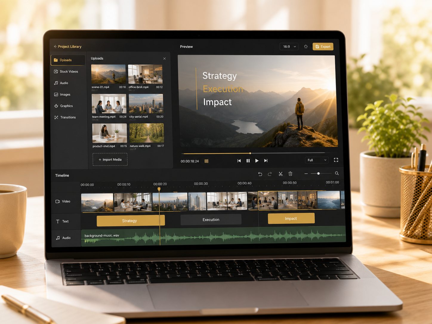 Illustration of AI Video Creation